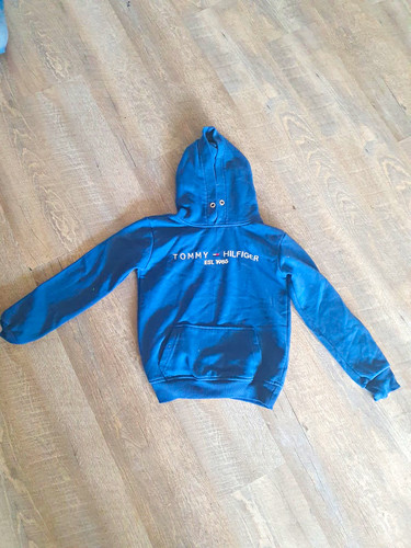 Tommy hilfiger hoodie blau - hoodie,