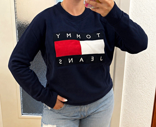 Tommy jeans damen sweatshirt - jeans,
